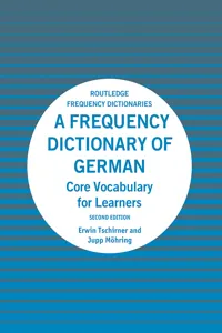 A Frequency Dictionary of German_cover