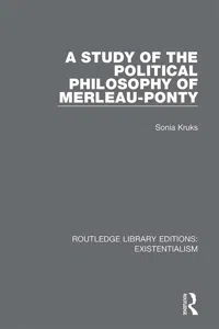 A Study of the Political Philosophy of Merleau-Ponty_cover