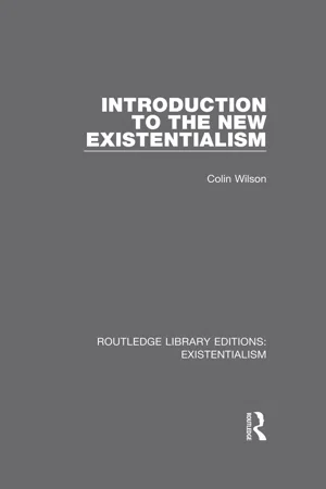 Introduction to the New Existentialism