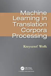 Machine Learning in Translation Corpora Processing_cover