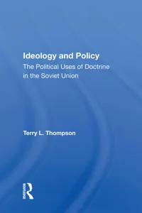 Ideology And Policy_cover