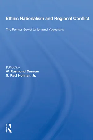 Ethnic Nationalism And Regional Conflict