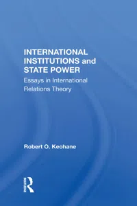 International Institutions And State Power_cover