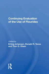 Continuing Evaluation Of The Use Of Fluorides_cover