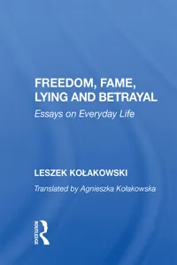 Freedom, Fame, Lying And Betrayal_cover