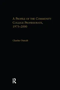 A Profile of the Community College Professorate, 1975-2000_cover