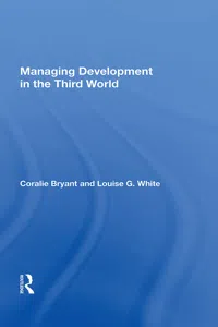 Managing Development In The Third World_cover