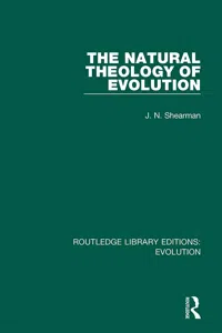 The Natural Theology of Evolution_cover