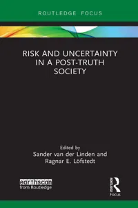 Risk and Uncertainty in a Post-Truth Society_cover