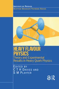 Heavy Flavour Physics Theory and Experimental Results in Heavy Quark Physics_cover