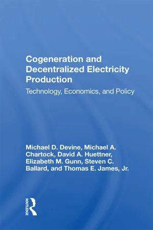 Cogeneration And Decentralized Electricity Production