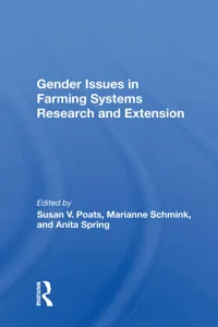 Gender Issues In Farming Systems Research And Extension_cover