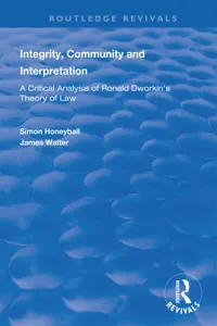 Integrity, Community and Interpretation_cover