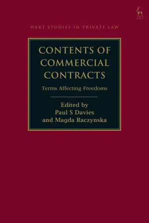 Contents of Commercial Contracts