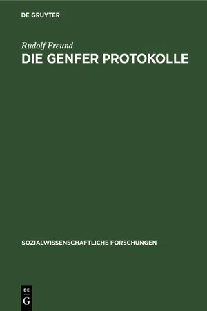 Die Genfer Protokolle