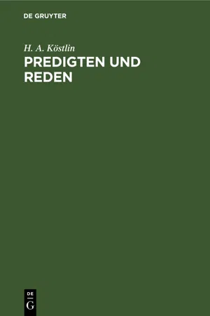 Predigten und Reden