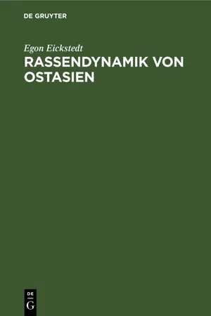 Rassendynamik von Ostasien