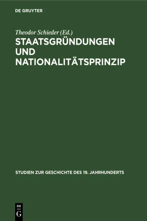 Staatsgründungen und Nationalitätsprinzip