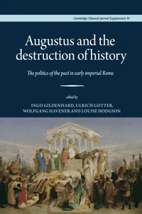 Augustus and the destruction of history_cover