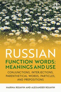 Russian Function Words: Meanings and Use_cover