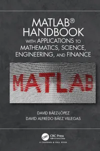 MATLAB Handbook with Applications to Mathematics, Science, Engineering, and Finance_cover