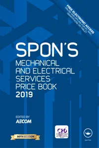 Spon's Mechanical and Electrical Services Price Book 2019_cover