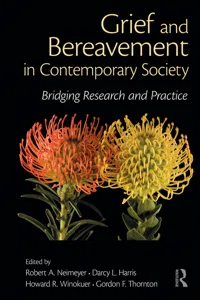 Grief and Bereavement in Contemporary Society_cover
