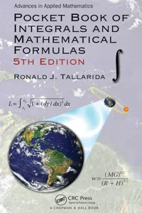 Pocket Book of Integrals and Mathematical Formulas_cover