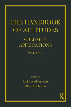 Handbook of Attitudes, Volume 2: Applications