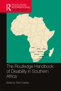 The Routledge Handbook of Disability in Southern Africa_cover