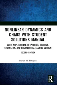 Nonlinear Dynamics and Chaos with Student Solutions Manual_cover