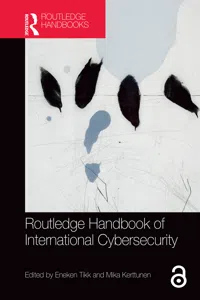 Routledge Handbook of International Cybersecurity_cover
