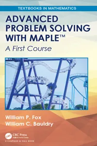 Advanced Problem Solving with Maple_cover