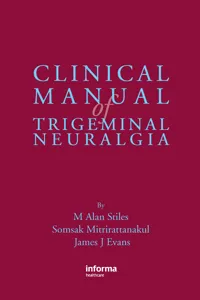 Clinical Manual of Trigeminal Neuralgia_cover