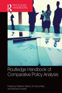 Routledge Handbook of Comparative Policy Analysis_cover