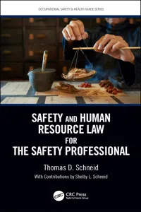 Safety and Human Resource Law for the Safety Professional_cover