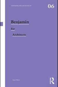 Benjamin for Architects_cover