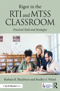 Rigor in the RTI and MTSS Classroom_cover