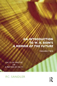 An Introduction to W.R. Bion's 'A Memoir of the Future'_cover