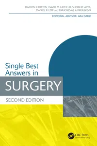 Single Best Answers in Surgery_cover