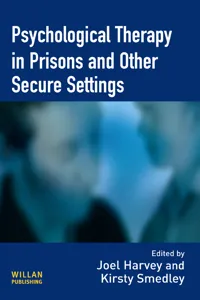 Psychological Therapy in Prisons and Other Settings_cover