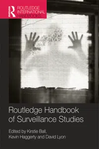 Routledge Handbook of Surveillance Studies_cover