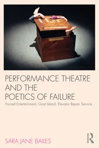 Performance Theatre and the Poetics of Failure_cover