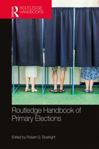 Routledge Handbook of Primary Elections_cover