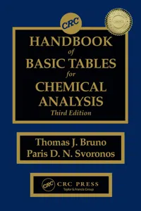 CRC Handbook of Basic Tables for Chemical Analysis_cover