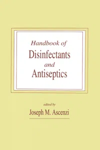 Handbook of Disinfectants and Antiseptics_cover