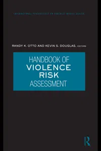 Handbook of Violence Risk Assessment_cover