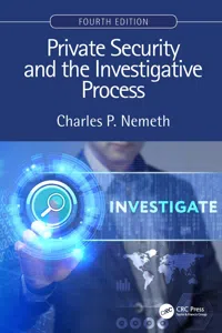 Private Security and the Investigative Process, Fourth Edition_cover