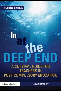 In at the Deep End: A Survival Guide for Teachers in Post-Compulsory Education_cover