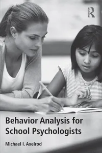 Behavior Analysis for School Psychologists_cover